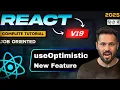 React 19 Tutorial in Hindi useOptimistic Hook The Future of Optimistic UI Updates