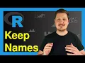 Avoid Losing Column Names when Adding Rows to Empty Data Frame in R Example Keep Variable Names