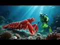 Download Lagu Underwater Seafood Hunting ▶️ 38  | Diving to catch seafood, Lobster, Octopus, Crab 🦀
