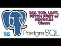 SQL TOP LIMIT FETCH FIRST or ROWNUM Clause