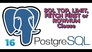 SQL TOP LIMIT FETCH FIRST or ROWNUM Clause