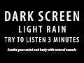 Download Lagu Unwind after work with the sound of best calm rain for Deep Sleep | BLACK SCREEN No Ads