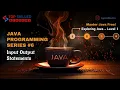 Java Course for Beginners in Tamil - Input and Output Part