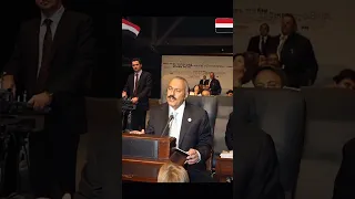 ظهور الزعيم علي عبدالله صالح حي ويلقي خطاب شاهد 