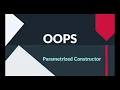 Object Oriented Programming IPU Engineering Sem 4 Parametrized Constructor