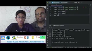 Python program to add and multiply two numbers
