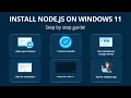 How to install Node js on Windows Updated 2026