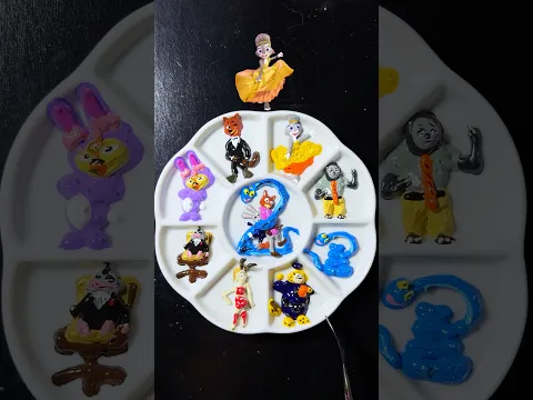 Zootopia 2 color mixing （Part 15) #zootopia2 #colormixing