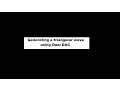 Generating a triangular wave using Dual DAC and 8051 microcontroller