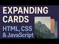 Day 1 - Expanding Cards HTML CSS JavaScript Project