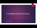 Pascal Conditional Statements IF-THEN