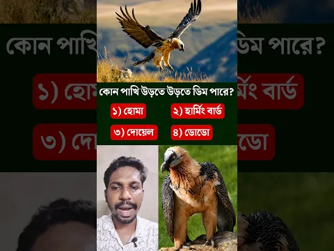 কোন পাখি উড়তে উড়তে ডিম পারে ? gk/Quiz/ general knowledge / জিকে / কুইজ