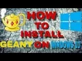 how use install and use Geany IDE for Python for Windows 10