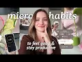 1-minute habits to start in 2025
