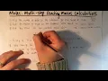 Moles Multi Step Calculations to find Reacting Masses
