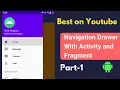 Navigation drawer in android studio Part-1
