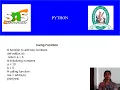 Functions in Python Python SNS Institutions