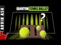 Why don t quantum effects occur in large objects double slit experiment with tennis balls