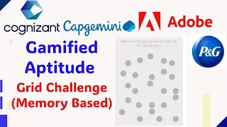Gamified Aptitude - Grid Challenge Memory Based