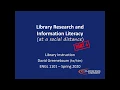 CSU Library - ENGL 1101 Part 4 Evaluating Information