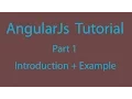 AngularJs Tutorial Part 1 - Introduction what is angularjs Advantage Example