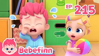Don't Cry, Use Your Words!😢💬｜EP215｜Let’s Talk About Our Feelings!｜Bebefinn Nursery Rhymes