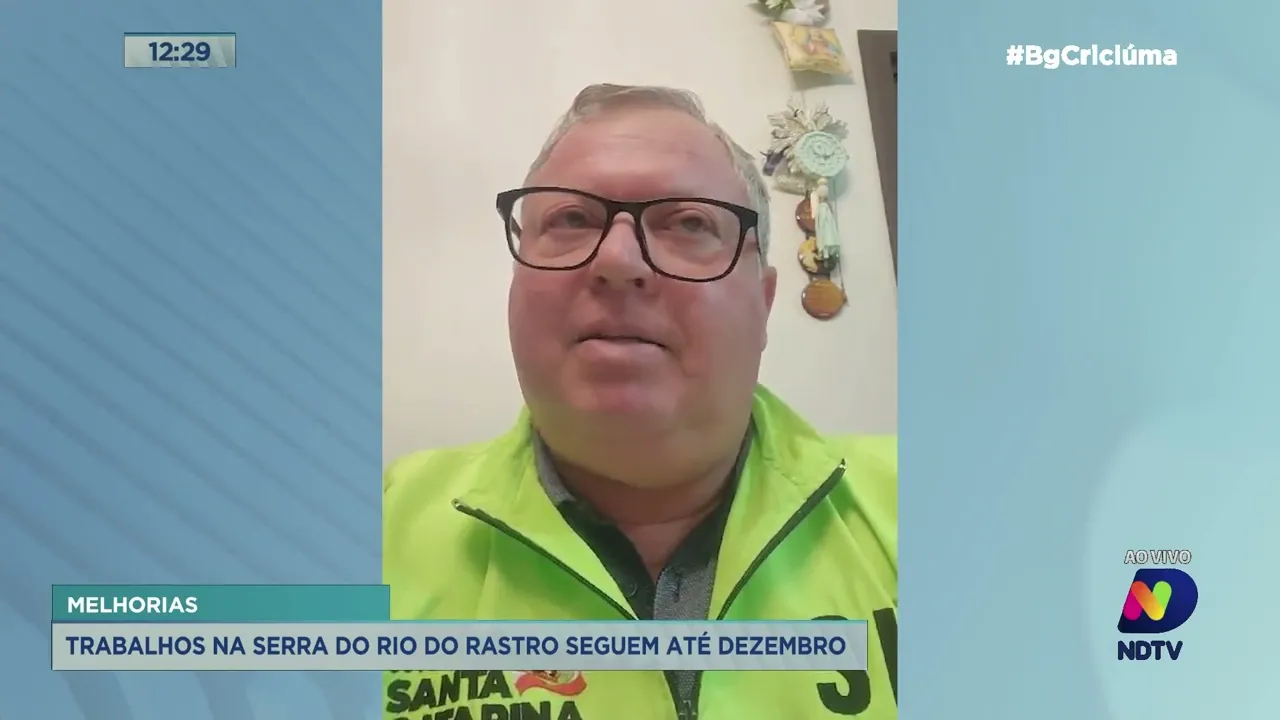 Meia pista: obras de reparos na Serra do Rio do Rastro deixa trânsito limitado em meia pista