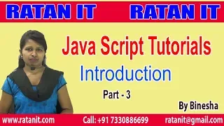 JavaScript Tutorial Introduction to JavaScript Part - 3 by Binesha