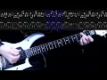 Poison - Fallen Angel / guitar cover tab tutorial
