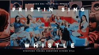 Download How Would Pristin Sing Whistle By blackpink MP3
