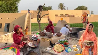 morning routine of village woman pakistan village life pakistan cooking traditional breakfast