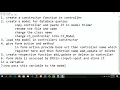 codeigniter add data into database lec 3