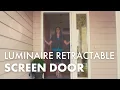 LuminAire Single Retractable Screen Door Andersen Windows