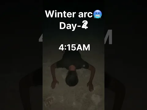 Winter arc day-2🥶😱📈
