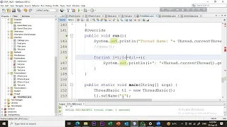 OOP - Java Multithreading Thread Lifecycle Daemon Thread Methods Code Demo Part 2