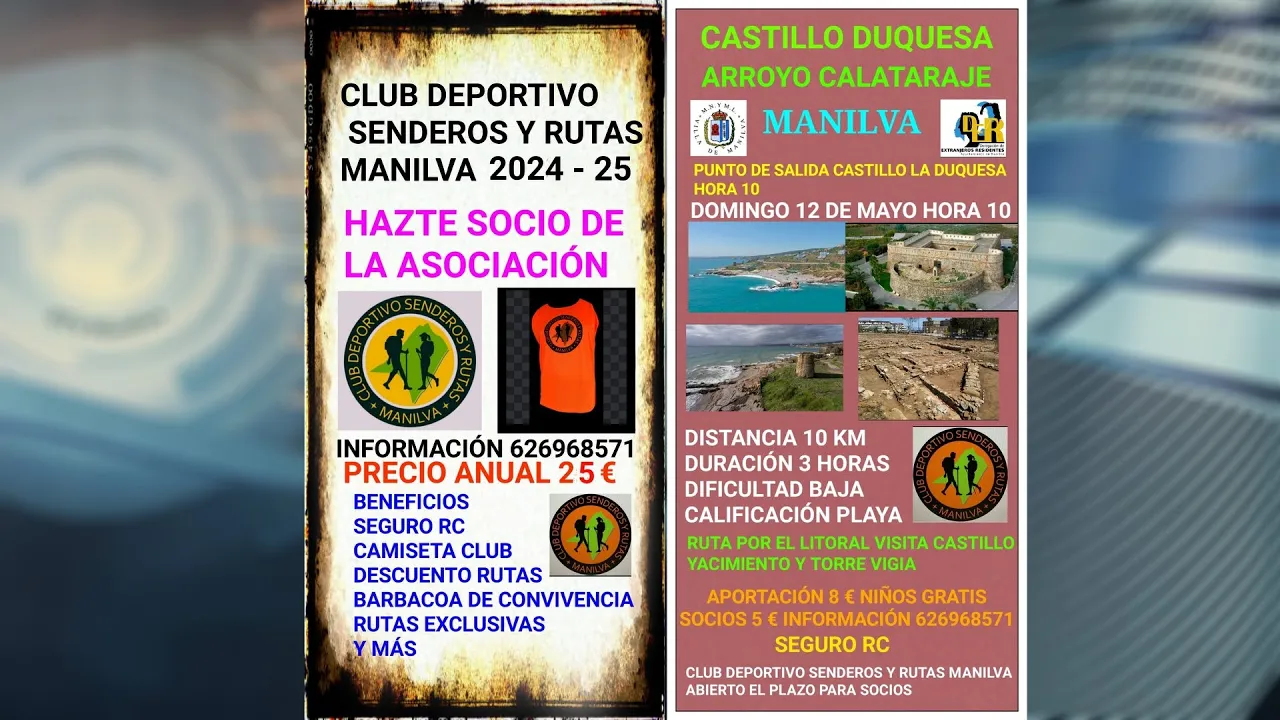 Ruta por el litoral manilveño