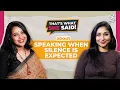 That s What She Said About Speaking When Silence Is Expected Women Empowerment