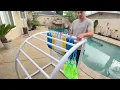 VEVOR Pool Towel Rack