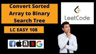 Convert Sorted Array to Binary Search Tree Leetcode Easy 108 BST