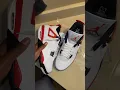How to lace your Jordan 4’s Cement Red#viral #trending #youtube #howto #how #shoes #jordan #fashion