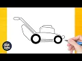 How to draw Lawn Mower