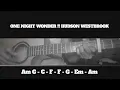 ONE NIGHT WONDER !! HUDSON WESTBROOK !! HOW TO PLAY CHORDS 