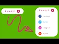 Social Media Share Button in HTML CSS and Javascript Social Media Share UI Design