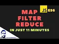 Higher Order Array Functions Map Filter Reduce JavaScript ES6 Tutorial