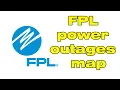 FPL power outages map