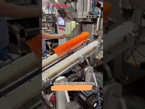 Why are some lath brush bristles tufted at an angle? 🔍 #MEIXINBrushMachinery #BrushMakingMachine
