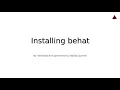 How to get started with behat installation