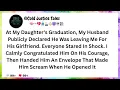 Download Lagu At My Daughter's Graduation, My Husband Publicly Declared He Was Leaving Me For His Girlfriend....