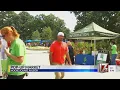 Pop-up market held at Moore Square in Raleigh