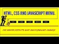 JAVASCRIPT ONCLICK FUNCTION AND HOVER EFFECT